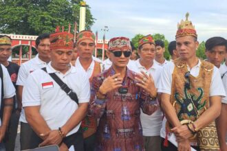 Laskar Dewan Adat Dayak Nasional Kalteng Ladn apresiasi kemenangan prabowo-gibran