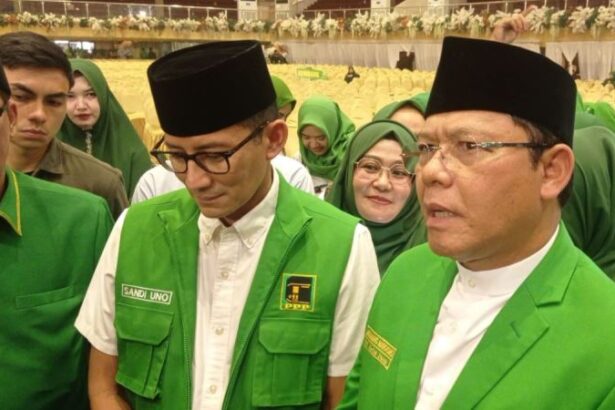 Plt Ketum Mardiono Dan Sandiaga Uno