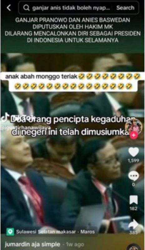 MK Putuskan Anies dan Ganjar Tidak Boleh Calonkan Diri Lagi Jadi Presiden