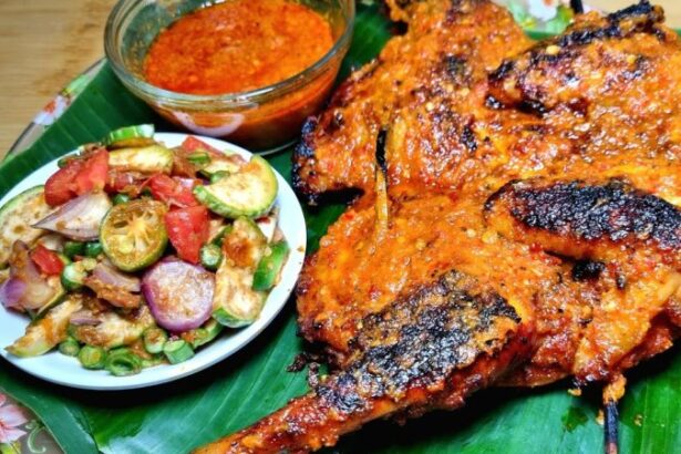 Resep Ayam Bakar Taliwang Sambal Beberuk Terong Khas Lombok