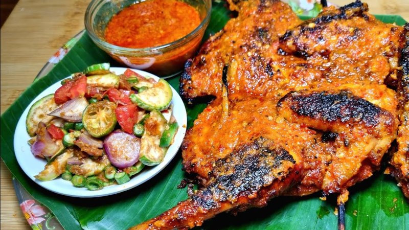 Resep Ayam Bakar Taliwang Sambal Beberuk Terong Khas Lombok