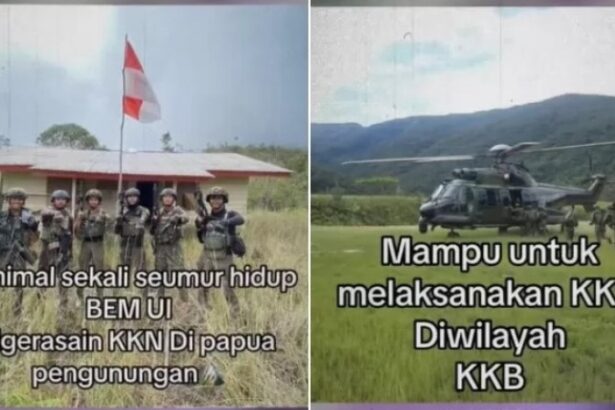 Tni Tantang Bem Ui Kkn Di Papua