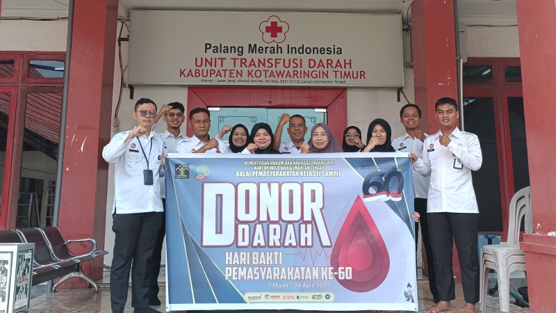 Donor Darah Bapas Sampit 1