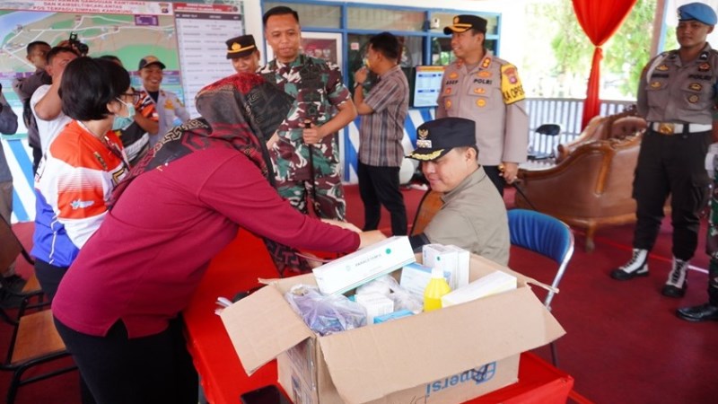 Kunjungi Pos Pam Lebaran