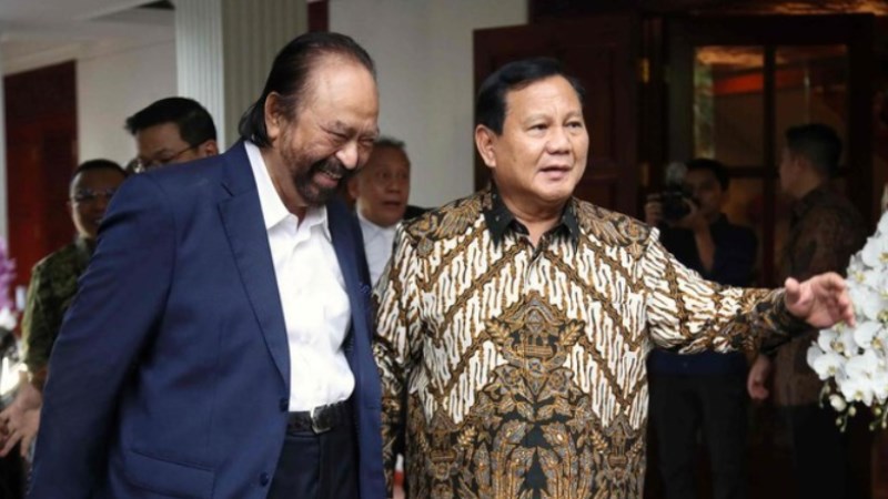 Surya Paloh Temui Prabowo Di Kertanegara