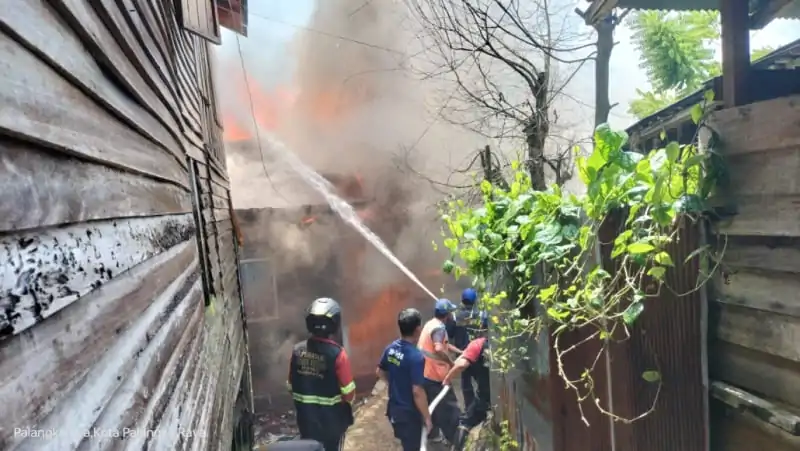 Kebakaran Flamboyan Bawah Palangka Raya