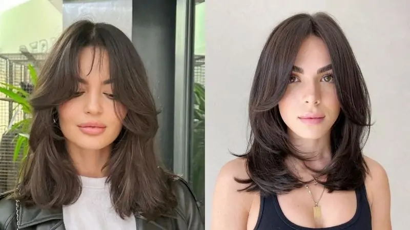 Model Rambut Shaggy Sebahu