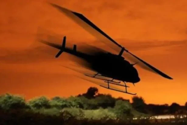 Ilustrasi Helikopter Jatuh