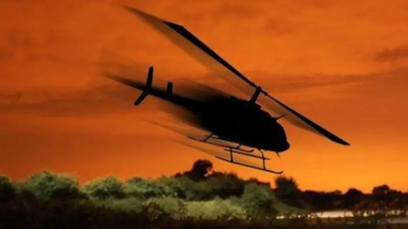 Ilustrasi Helikopter Jatuh
