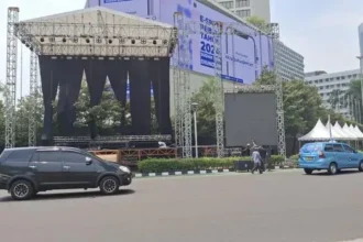 Panggung Pesta Rakyat Pelantikan Prabowo Gibran 169