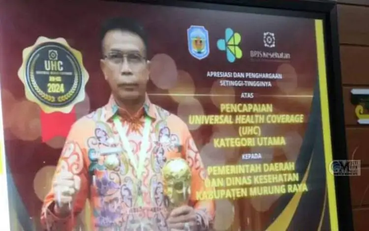 Pj Bupati Murung Raya Hermon membuka Forum Komunikasi Implementasi Pencapaian Universal Health Coverage (UHC) Periode II Pemkab Mura 2024 di aula A kantor Bupati Mura, belum lama ini.