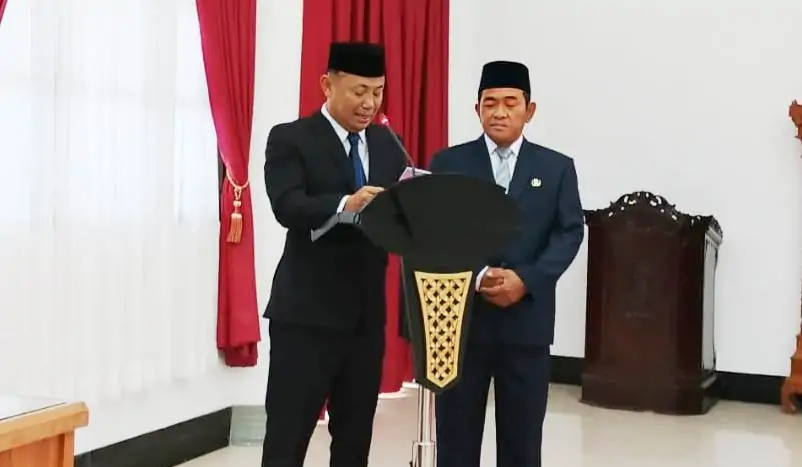 Pidato Perdana Bupati Barsel