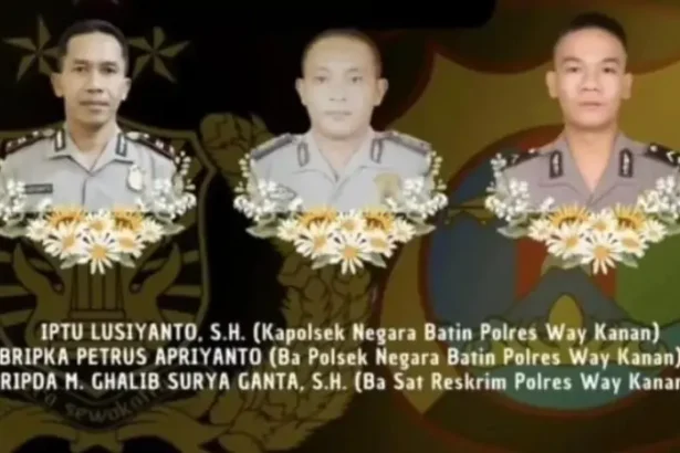 Tiga Polisi Ditembak