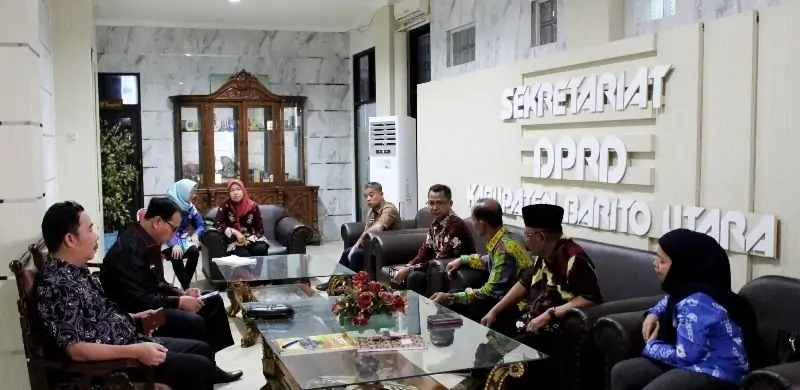 Setwan Barito Utara menerima kunker dari anggota DPRD Tabalong