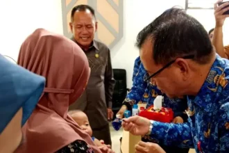 Anggota DPRD Barito Utara, H Al Hadi menghadiri kegiatan Musrenbang Kecamatan Lahei, yang dilaksanakan di aula kecamatan setempat