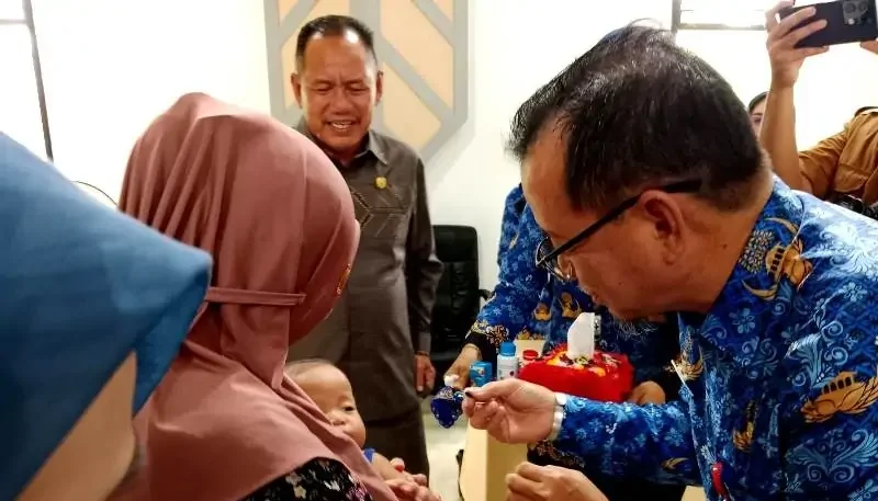 Anggota DPRD Barito Utara, H Al Hadi menghadiri kegiatan Musrenbang Kecamatan Lahei, yang dilaksanakan di aula kecamatan setempat