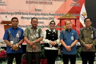 Anggota DPRD Barito Utara mengikuti kegiatan Musyawarah Nasional VI Asosiasi DPRD Kabupaten Seluruh Indonesia (ADKASI) yang diselenggarakan pada Selasa (25/2/2025) di Hotel Borobudur, Jakarta