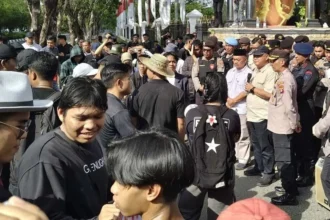 Aksi may day Hari Buruh Palangka Raya