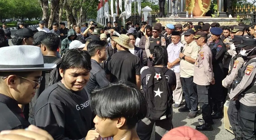 Aksi may day Hari Buruh Palangka Raya
