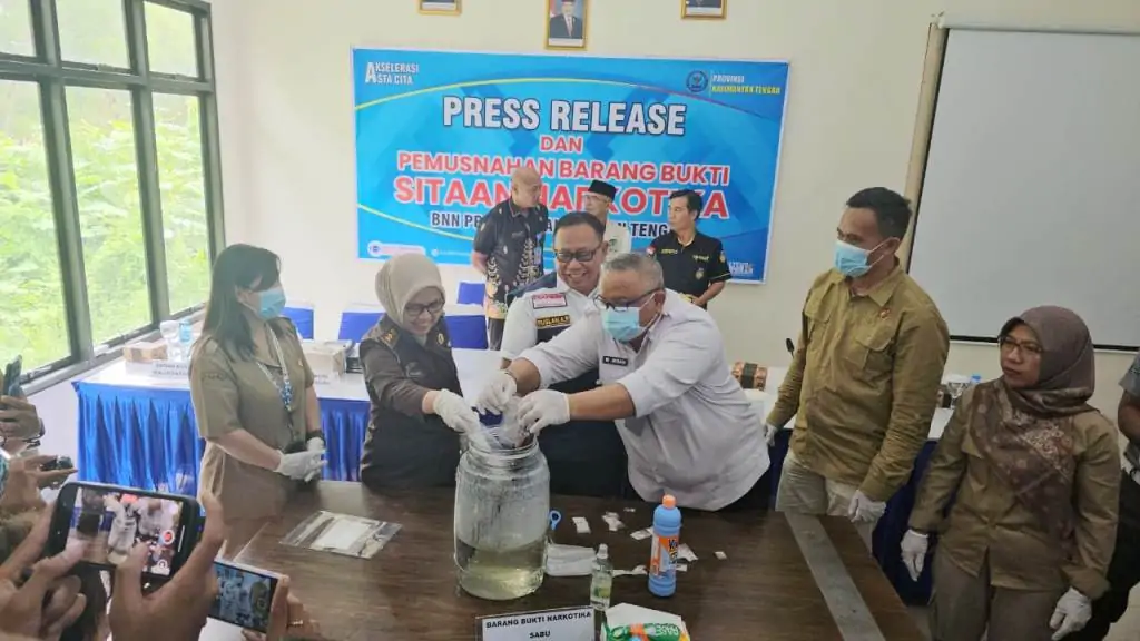 Bnnp Kalteng Pemusnahan Sabu Dan Ekstasi