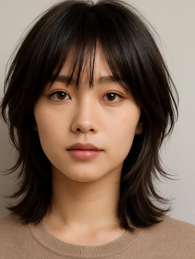 Gaya Rambut Shaggy Layers