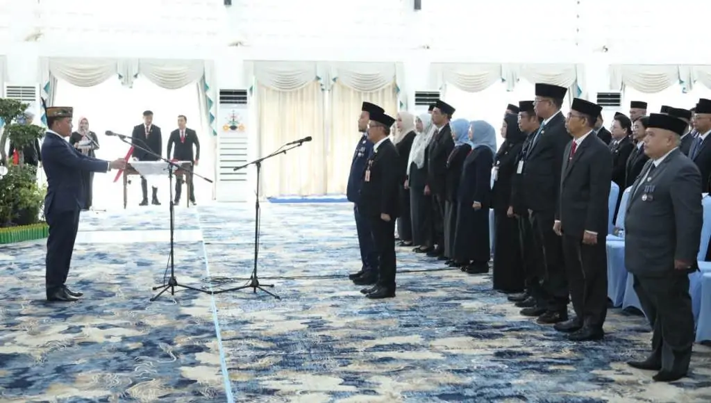 Pelantikan Pejabat Pemprov Kalteng