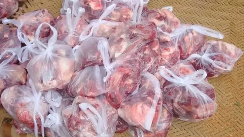 Plastik Bungkus Daging Kurban