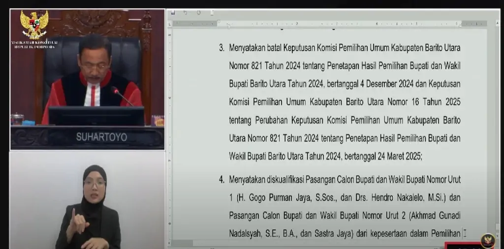 Putusan Psu Pilkada Barito Utara