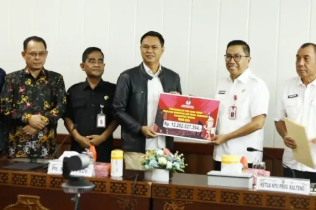 Sisa Dana Hibah Pilkada Kalteng
