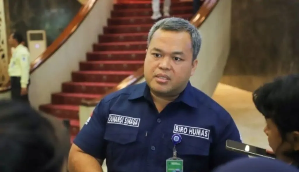 Kepala Biro Humas Kemnaker Sunardi Manampiar Sinaga, BSU Belum Cair