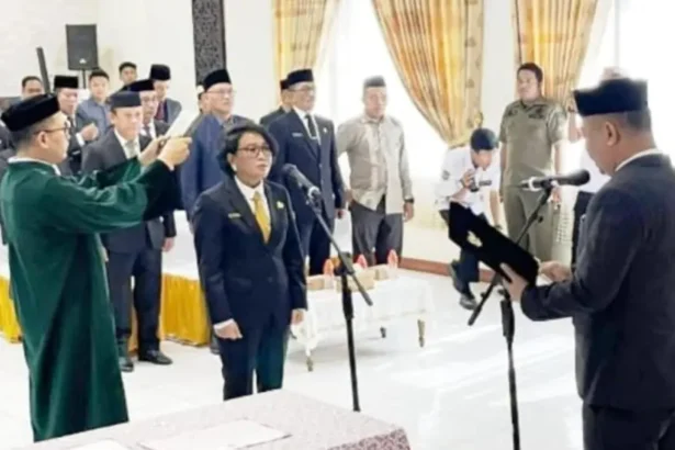 Pelantikan Pj Sekda Barsel