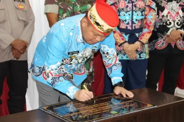 Peresmian Kantor Diskominfo Barsel
