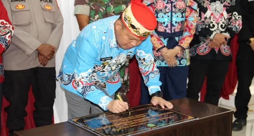 Peresmian Kantor Diskominfo Barsel