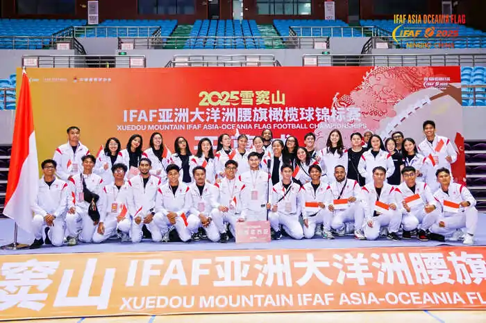 Timnas Flag Football Indonesia Ukir Prestasi Di Ifaf Asia