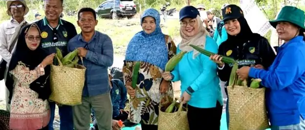 Acara Tanam Cabai Rawit Dan Cabai Besar Bersama Yang Digelar Oleh Dinas Pertanian Barito Utara Dan Tp Pkk Barito Utara Berlangsung Lancar.