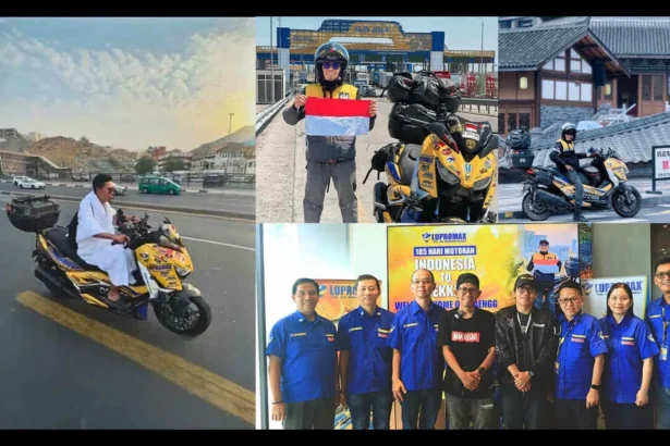 Dari Nusantara Ke Tanah Suci Om Daengg Tuntaskan Misi Motoran Indonesia Ke Mekkah Bersama Lupromax