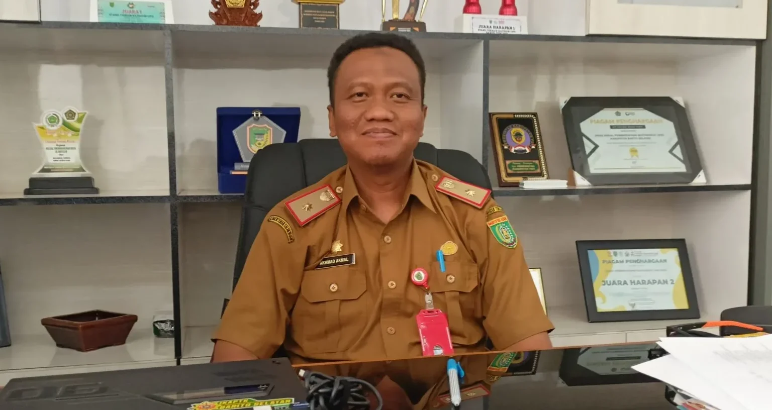Kepala Badan Pengelola Keuangan Dan Aset Daerah (bpkad) Kabupaten Barito Selatan (barsel), H. Akhmad Akmal Husen
