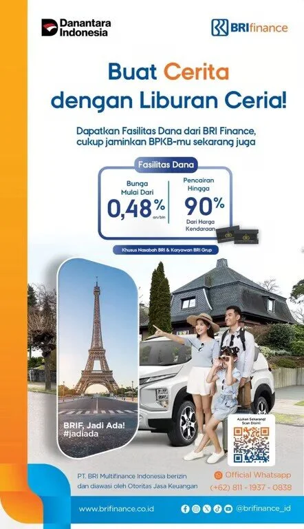 Rencanakan Liburan Akhir Tahun Dengan Tenang, Bri Finance Hadirkan Solusi Pendanaan Fleksibel