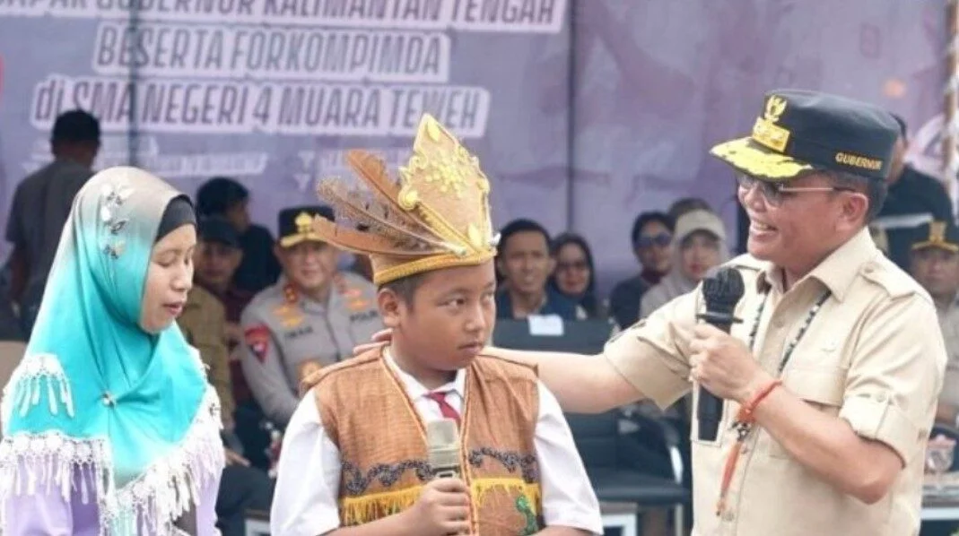 Gubernur Kalteng Tinjau Sekolah