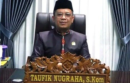 Ketua Fraksi PDI Perjuangan DPRD Barito Utara, H Taufik Nugraha.