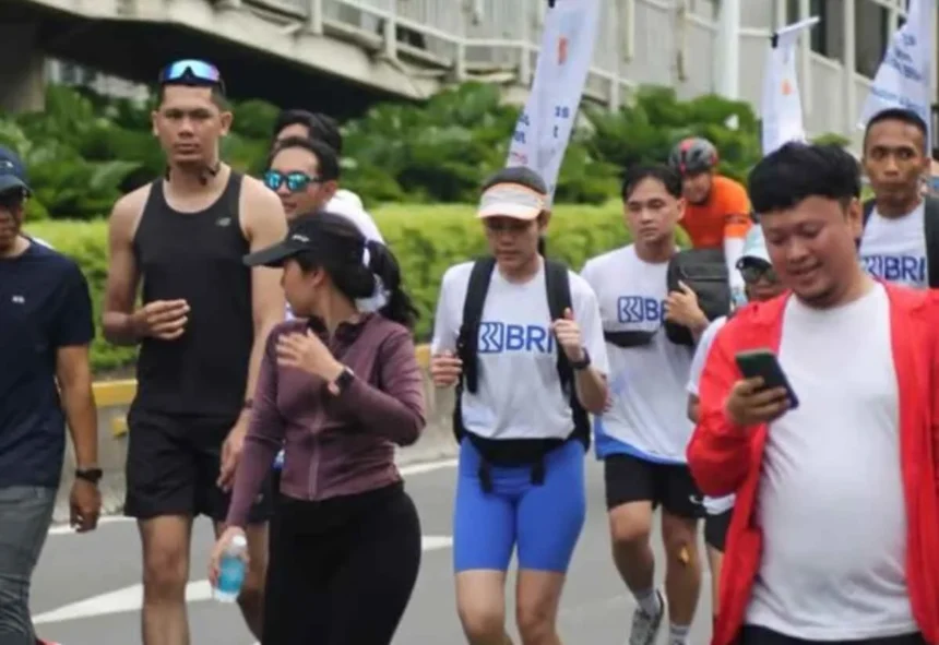 Dukung Gaya Hidup Sehat, Bri Branch Office Otista Region 6 Gelar Aksi Di Car Free Day