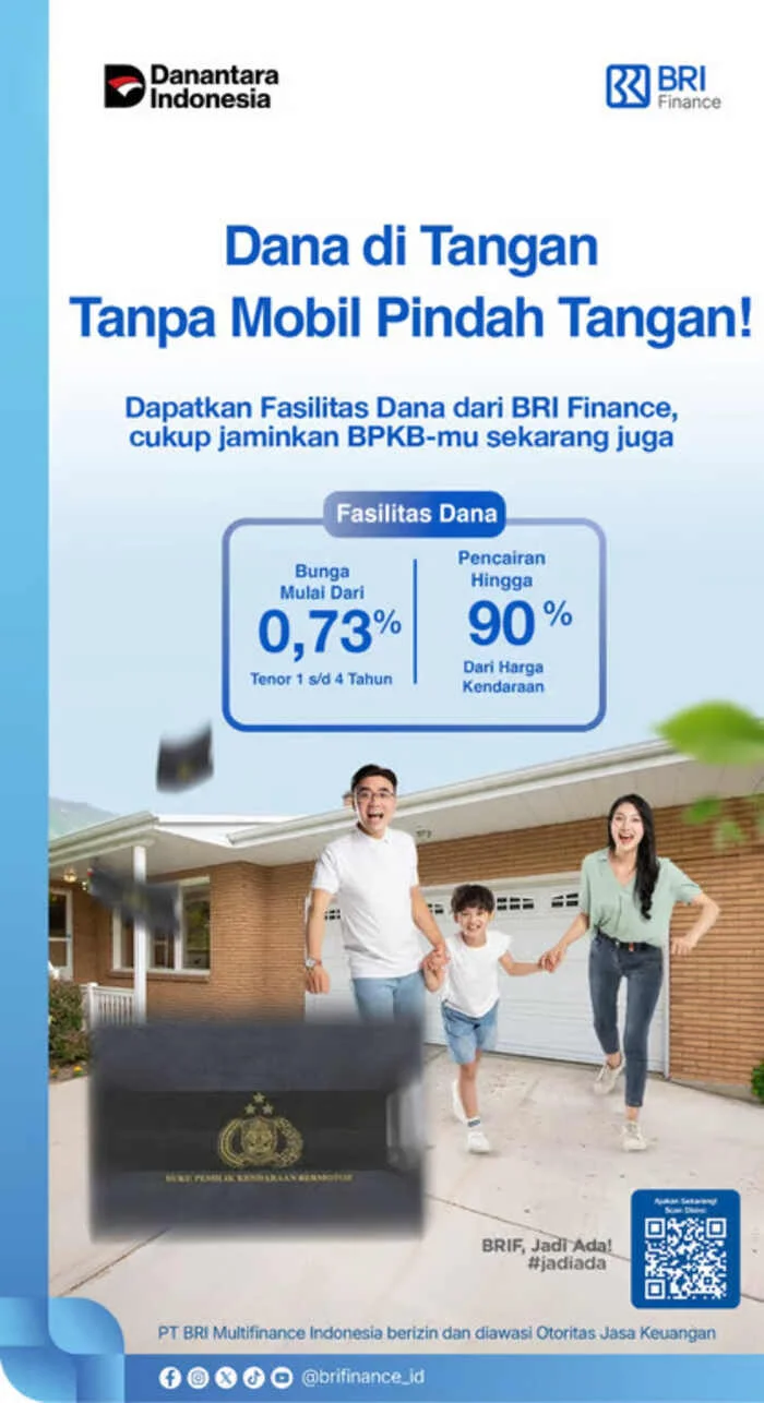 Dukung Kenyamanan Mobilitas, Bri Finance Tawarkan Fasilitas Dana Yang Aman Dan Fleksibel