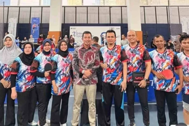 Kompak Dan Bersemangat, Tim Tenis Bri Region 6jakarta 1 Cerminkan Work Life Balance Brilian