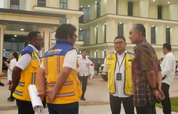 Menteri Pu Tinjau Progres Kpp Papua Selatan, Tekankan Pentingnya Sistem Drainase Berkelanjutan