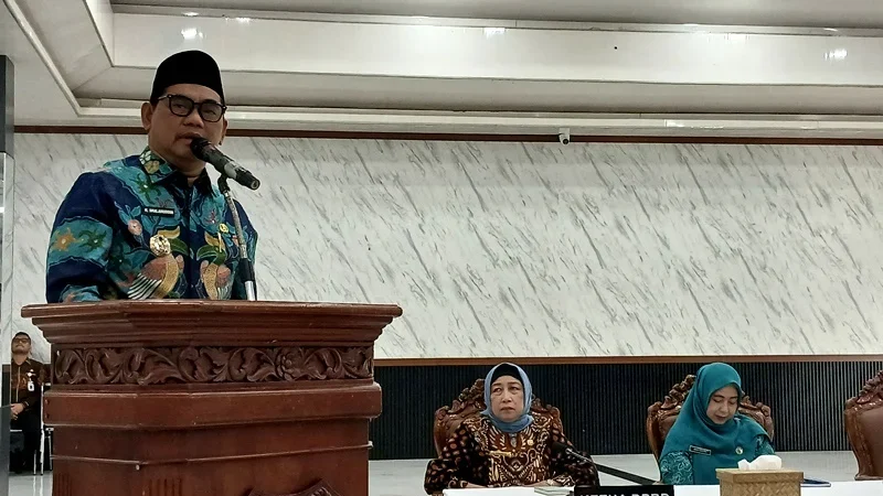 Bupati Barito Utara H Shalahuddin membuka Musrenbang RKPD Tahun 2027 Kabupaten Barito Utara, Kamis (5/3/2026).