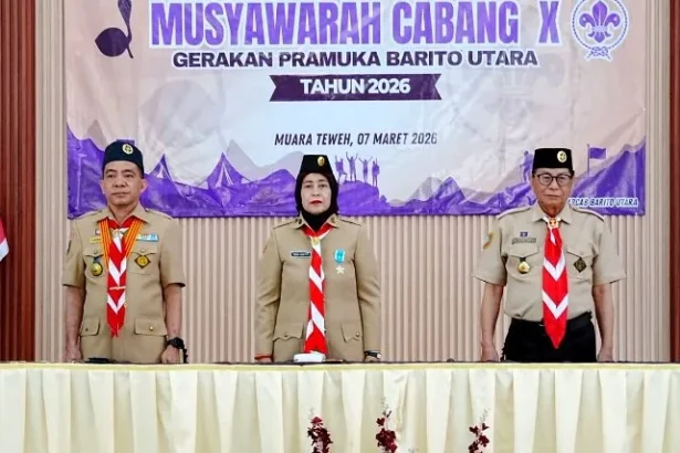 Ketua Kwarcab Gerakan Pramuka Barito Utara, Hj Maya Savitri Shalahuddin.
