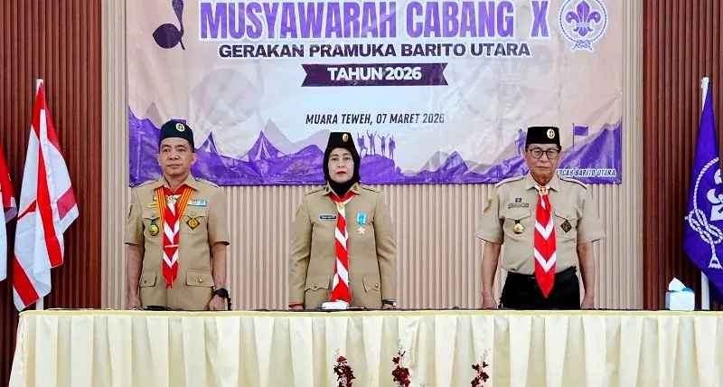 Ketua Kwarcab Gerakan Pramuka Barito Utara, Hj Maya Savitri Shalahuddin.