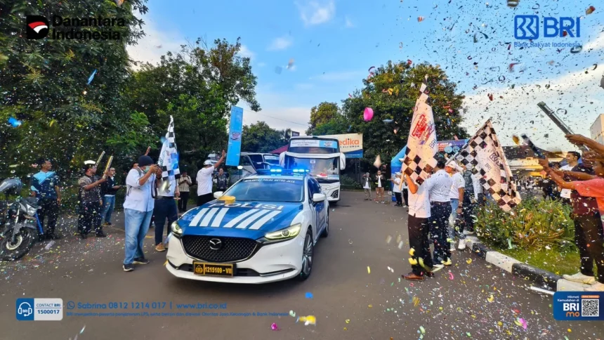 Mudik Bersama, Berbagi Harapan 2026 Bri Regional Office Jakarta 1 Lepas Ratusan Pemudik