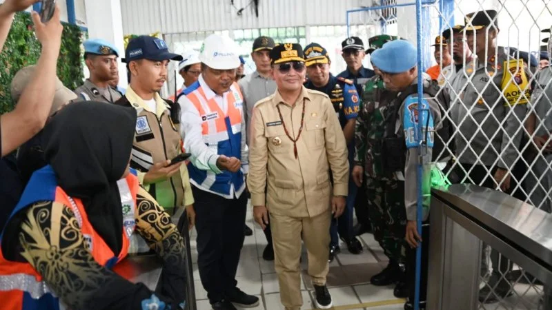 Gubernur Kalteng Pantau Arus Mudik