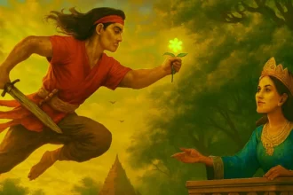 Ilustrasi Kisah Ambun Dan Rimbun